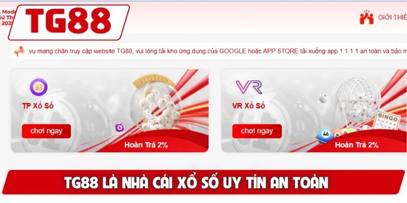 Top 5 Nhà Cái Xổ Số Uy Tín Nhất 2026 Đáng Trải Nghiệm 7 TG88 là nhà cái xổ số uy tín an toàn